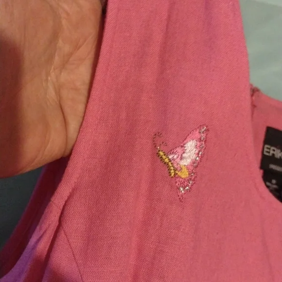 NWT Erika Bright Pink Dress Size 10 - Picture 8 of 11